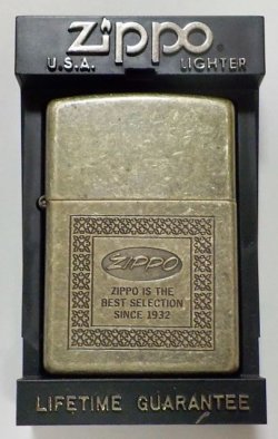 画像1: ☆１９９４年7月（G）製  渋い色合いの・・アンティ―クシルバー Ｚｉｐｐｏ！未使用品