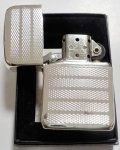 ☆２００２年１月製 １９４１REPLICA アール・デコ調 両面彫刻 輝くシルバー銀加工 ＺＩＰＰＯ！新品B