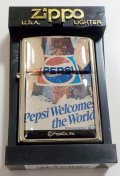 ☆ペプシ・コーラ！PEPSI-COLA 広告デザイン POP ART エポキシ仕上げ２００１年１１月 ZIPPO！新品B