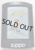 ☆ウッドぺッカー！Woody Woodpecker ２００３年５月  サーフィン柄  全面ブルー  ZIPPO！新品