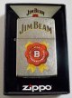☆JIM BEAM！ジム・ビーム 人気の・・バーボン・ウイスキー Street  Chrome Zippo！新品