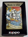 ☆豪華！５４０度 ５面デザイン！Nautical Tattoo Ship 帆船・灯台 ２０２２年 Zippo！新品