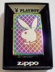 ☆Playboy！人気の・・プレイボーイ Rabbit Head 虹色 Multi Color Zippo！新品