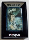 ☆Victoria Frances！ビクトリア フランシス ・デザイン Blue High Polish Zippo！新品