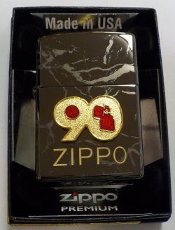 画像1: ☆豪華！ZIPPO社 創業９０周年記念モデル！２０２２年 ９０th Anniversary HP Black Zippo！新品