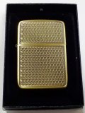 ☆渋い！１９４１モデル  Grill Pattern 両面デザイン彫刻 Antique Brass ２０１５年 Zippo！新品