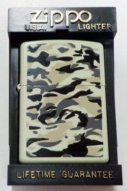 画像1: ★ミリタリー系！カモフラージュ・カラー１９９７年４月 全面グレー系 ＺＩＰＰＯ！新品