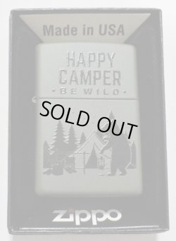 画像1: ☆楽しい・・キャンプ！ハッピー・キャンパー☆ HAPPY CAMPER☆ USA  GREEN  ZIPPO！新品