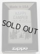 ☆楽しい・・キャンプ！ハッピー・キャンパー☆ HAPPY CAMPER☆ USA  GREEN  ZIPPO！新品