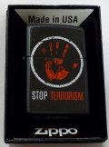 ★STOP TERRORISM！ストップ・テロリズム USA  BLACK  ZIPPO！新品