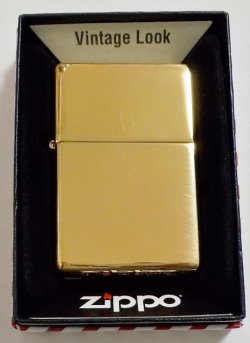 画像1: ☆１９３７Replica Vintage Look ＃２７０ＣＣ  HP Solid Brass  Wライン無し ２０２２年 Zippo！新品