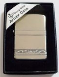 ☆Armor Proto Type！お洒落な４面連続デザイン２００４年１月 シルバー銀加工鏡面 アーマー ZIPPO！未使用品B