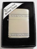 ☆Armor Proto Type！お洒落な４面連続デザイン２００４年１月 シルバー銀加工鏡面 アーマー ZIPPO！未使用品A