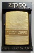 ☆１９８９年９月 製 淡い・・全面ゴールド＆両面リューター調 お洒落な・・デザイン ZIPPO！新品