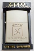 ☆１９９１年８月 製 お洒落な全面シルバー銀加工！VINTAGEデザイン ZIPPO！新品