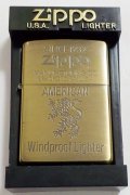★渋い！真鍮古美 AMERICAN CLASSIC ２０００年１月 オールドデザイン彫刻 ZIPPO！新品