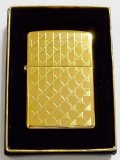 ☆お洒落な・・デザイン！輝く・・ゴールド・プレート ２００２年３月 USA ZIPPO！新品