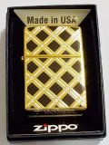 ☆豪華！DIA！両面ダイア柄デザイン☆ゴールド＆ブラック ２０２３年 ZIPPO！新品