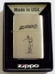 ☆ZIPPO ART クラシック  ４ ★人気を博した・・スポーツシリーズ GOLF ゴルファー ZIPPO！新品