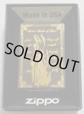 ☆Maria 聖母マリアさま！ブラック＆ゴールドで繊細な彫刻 ２０１６年６月 ZIPPO！未使用品