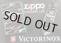 ☆ZIPPO OUTDOOR LIFE！VICTORINOX ポケットナイフ＆ カモフラージュ ZIPPO １９９９年２月  新品