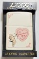 ♡バレンタインDAY！可愛い・・エンジェル！全面ホワイト １９９７年１０月 ZIPPO！未使用品