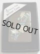 ☆豪華アーマー！アール・ヌーヴォーシェル 天然貝 ゆり 百合 ２００３年１２月 ブラック ARMOR ZIPPO！新品