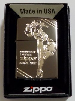 画像1: ☆ウィンディ！WINDY CLASSIC  DESIGN 全面ブラック鏡面 ２０２４年 ZIPPO！新品