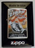 ☆復刻！オールドデザイン！ZIPPO広告アート ２０２４ USA  ZIPPO！新品C