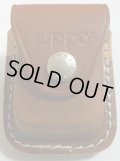 ☆米国ジッポー社 革製 ZIPPOライター用ケース 茶 ループタイプ！新品