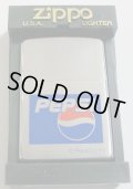 ペプシ・コーラ！１９９１年〜 ロゴマーク　PEPSI-COLA ２００２年 ZIPPO！新品