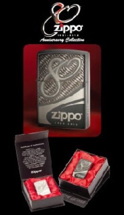 画像1: ☆ZIPPO社 創業８０周年記念世界限定 ２０１２年 ８０th Anniversary Black Armor Zippo！新品