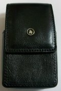 ☆米国ZIPPO社　ジッポーイタリア 革製　レザー・シガレットケース！黒 ブラック　新品