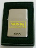 ☆Asahi WONDA！アサヒ ワンダ COFFEE イエロー・ロゴ ２００８年 ZIPPO！新品