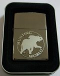 ☆HUNTING WORLD！ハンティング・ワールド BATTUE ブラックアイス ２００６年 ZIPPO！新品