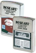 ☆ROSEART ２個組 限定５０セット！ローズアート社  新旧 ショールーム ZIPPO！新品