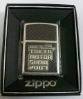 ☆東京モーターショー！４０周年記念 ★両面 ブラックカーボン ２００７年 限定 ZIPPO！新品