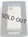 ☆当たり！JT マイルドセブン スリム・アーマー 銀加工 ２０１０年８月 ZIPPO！新品B