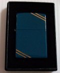 ☆全面 ダークグリーン！カラフル＆シンプル！両面ダイアゴナルライン ２００７年 ZIPPO！新品