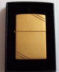 ☆全面 ゴールド！カラフル＆シンプル！両面ダイアゴナルライン ２００７年 ZIPPO！新品