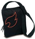 ☆米国ジッポー社 Ｂｉｇ Ｆｌａｍｅ Ｂａｇ！イタリア製 フラット・ショルダーバッグ！新品