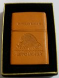 ★全六面 総革巻き！１９９７年 キャメルブラウン AMERICAN EAGLE ZIPPO！未使用品