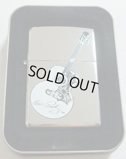 画像1: ☆ＥＬＶＩＳ ＰＲＥＳＬＥＹ！エルヴィス・プレスリー　Gibsonギター柄 ２００４年 ZIPPO！新品