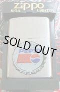 ペプシ・コーラ！PEPSI-COLA ２０００年 USA限定 ZIPPO！新品A