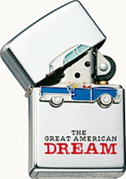 画像1: ★名作復刻 トリック！車 AMERICAN DREAM CAR ２００７年１月 SILVER PLATE  ZIPPO！新品