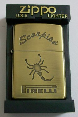 画像1: ★PIRELLI！ピレリタイヤ Scorpion 真鍮古美 ２００２年１１月  ZIPPO！新品