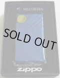 ☆当たり！JT マイルドセブン  スリム・アーマー　ブルー ２０１０年８月 ZIPPO！新品
