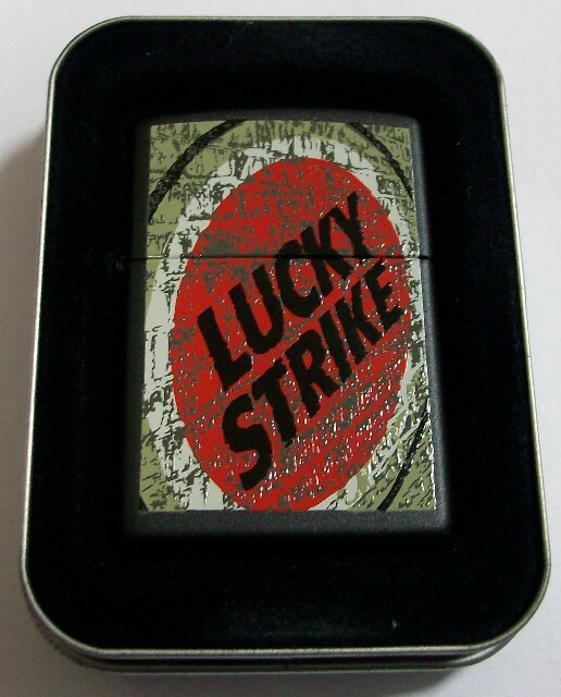 LUCKY STRIKE！ラッキー・ストライク WALL 1998年 BLACK ZIPPO！新品 - ジッポーパーク Zippopark