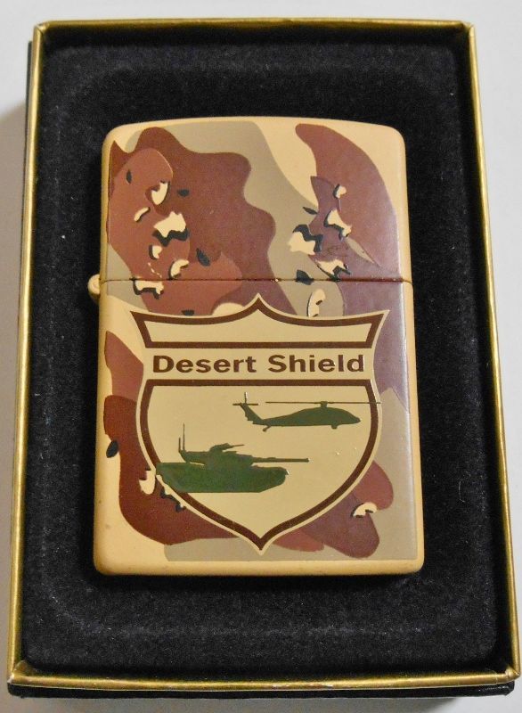 ☆米軍！1990年 デザート・シールド！Operation Desert Shield カモフラージュ 未使用品 - ジッポーパーク