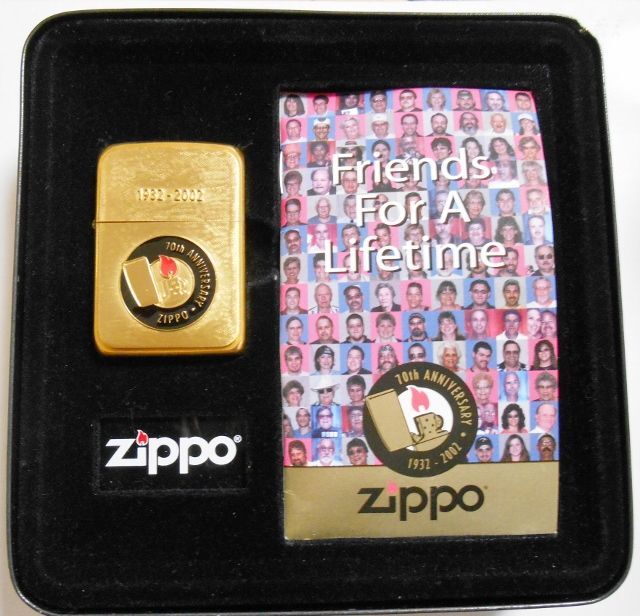 ZIPPO - 【完全未開封 】ZIPPO 70周年アニバーサリーモデル 1932-2002